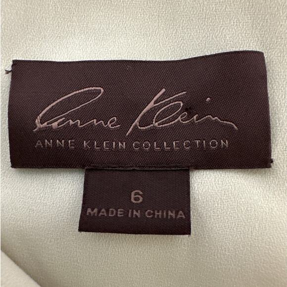 Anne Klein Collection Snake Print Sleeveless Silk Long Dress Sz 6 Formal Elegant - Picture 11 of 16